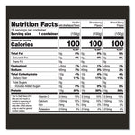 Triple Zero Blended Greek Nonfat Yogurt, 5.3 oz, Strawberry/Mixed Berry/Vanilla, 18/Carton