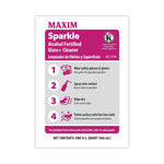 Maxim RTU Sparkle Glass Cleaner, Safe-to-Ship, 32 oz Bottle, 6/Carton (MLB05180086)