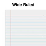 Staples 1-Subject Notebooks, 8" x 10.5", Wide Ruled, 70 Sheets, Blue (ST24003C)