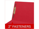 Medical Arts Press Heavy Duty End Tab File Folder, Straight-Cut, Letter Size, Red, 40/Box (S-09461-RED)
