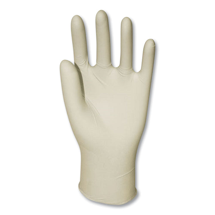 Latex General-Purpose Gloves, Powder-Free, Large, 4.4 mil Thick, 9.5" Long, Natural, 1,000/Carton
