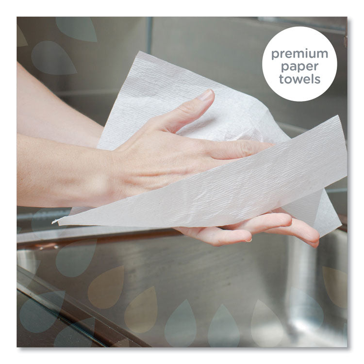 Ultra Soft Hand Towels, POP-UP Box, 1-Ply, 9 x 10, White, 70/Box