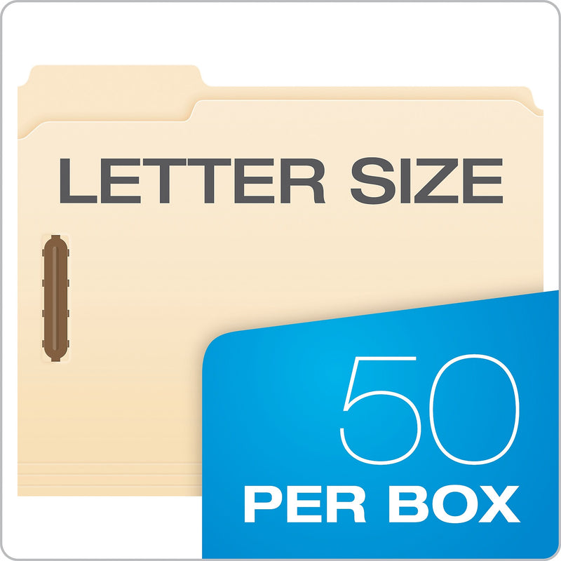 Pendaflex Classification Folder, 2" Expansion, Letter Size, Manila, 50/Box (FM213)