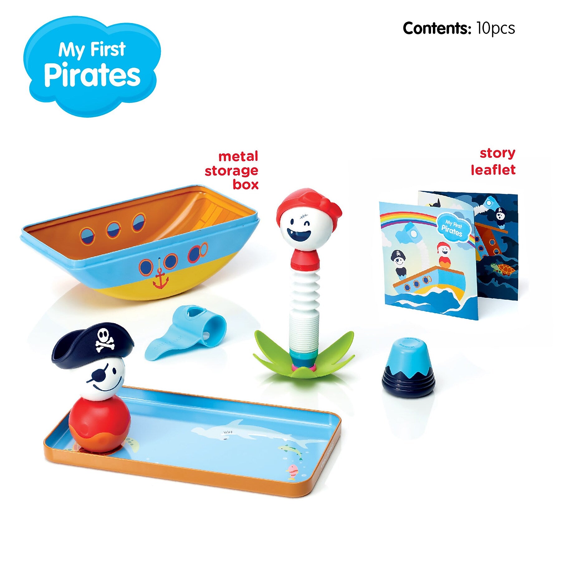 SmartMax My First Pirates Playset, 11 Pieces/Set (SMX236US)