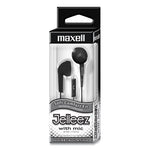 Jelleez Earbuds, 4 ft Cord, Black