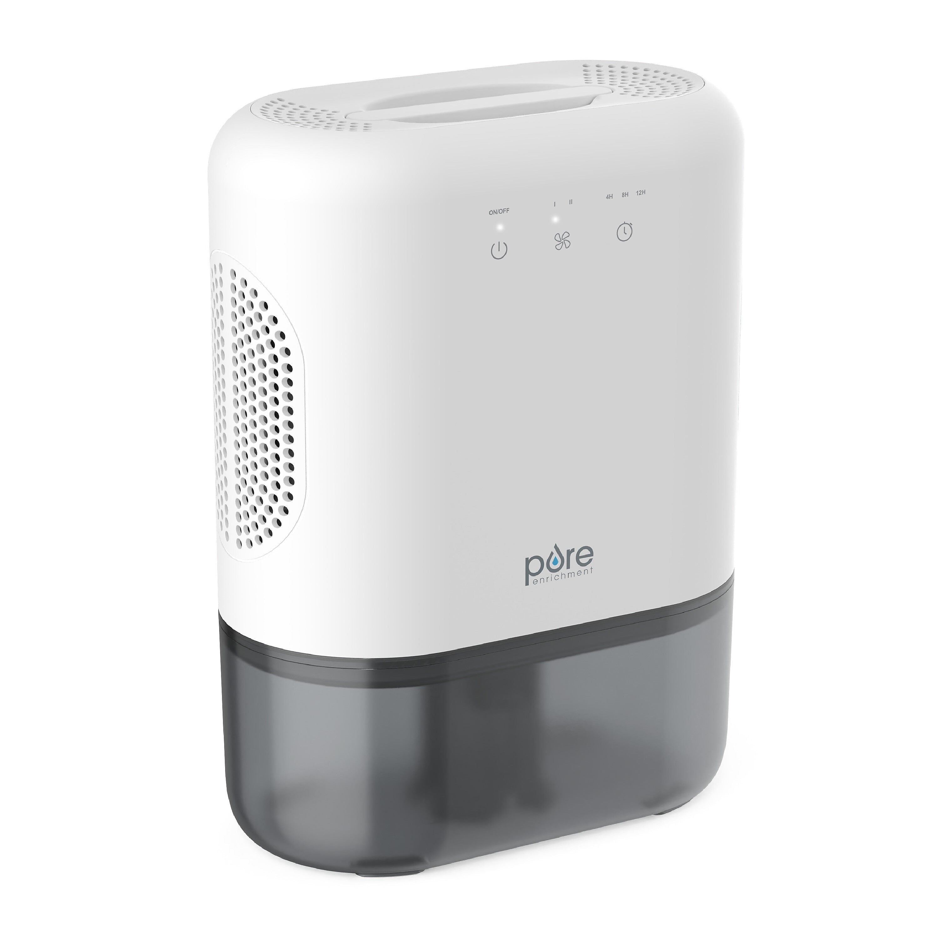 Pure Enrichment PureDry Elite Portable Dehumidifier, 2-Speed, White (PEDEH2L)