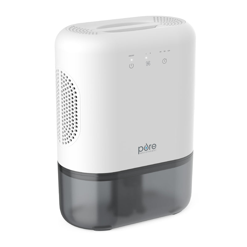 Pure Enrichment PureDry Elite Portable Dehumidifier, 2-Speed, White (PEDEH2L)