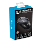 Adesso iMouse M60 Wireless Ergonomic Ambidextrous Optical Mouse, Black (ADEM60)
