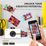 Kodak Step Touch 13MP Digital Camera & Instant Printer, 14x Optical Zoom, White (RODITC20W)