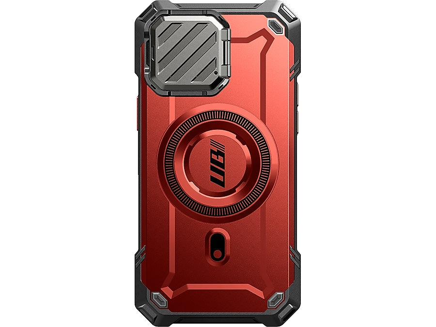 SUPCASE Unicorn Beetle MAG XT MagSafe Rugged Case for iPhone 15 Pro Max, Shock-Absorbing, Metallic Red (SPH23MX67MGXTRD)