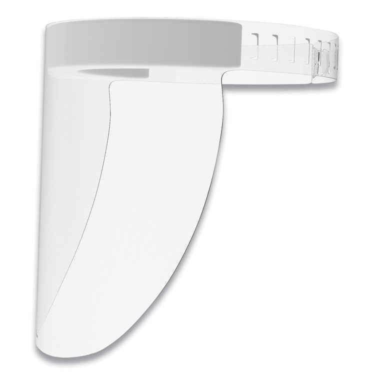 Disposable Face Shield, 13 x 10, Clear, 100/Carton