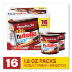 Hazelnut Spread and Breadsticks, 1.8 oz Single-Serve Tub, 16/Pack