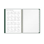 2026 Blue Sky Bespoke Letterpress 5.875" x 8.625" Calendar Year Weekly & Monthly Planner, Deep Forest Green