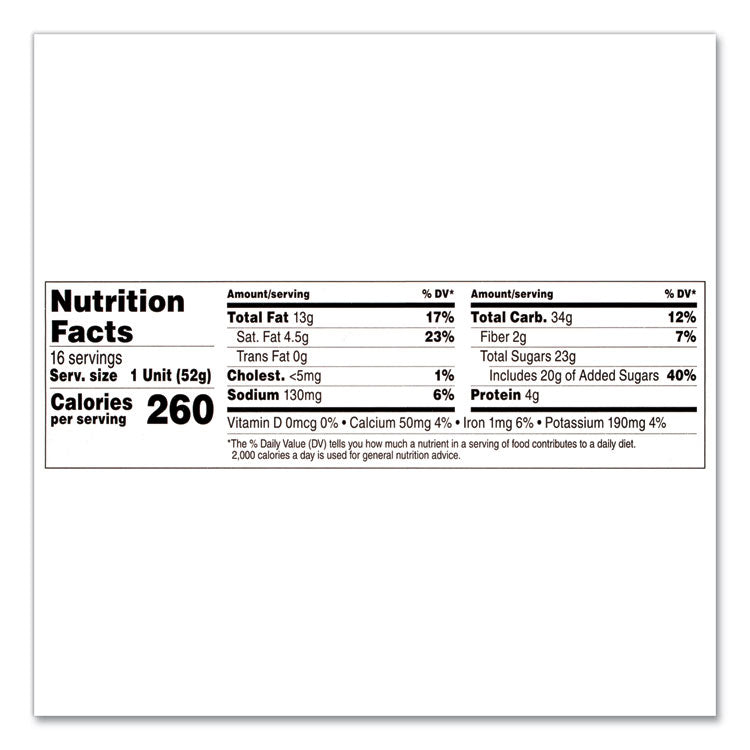 Hazelnut Spread and Breadsticks, 1.8 oz Single-Serve Tub, 16/Pack