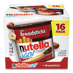 Hazelnut Spread and Breadsticks, 1.8 oz Single-Serve Tub, 16/Pack