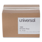 High-Density Shredder Bags, 40-45 Gal Capacity, 100/box