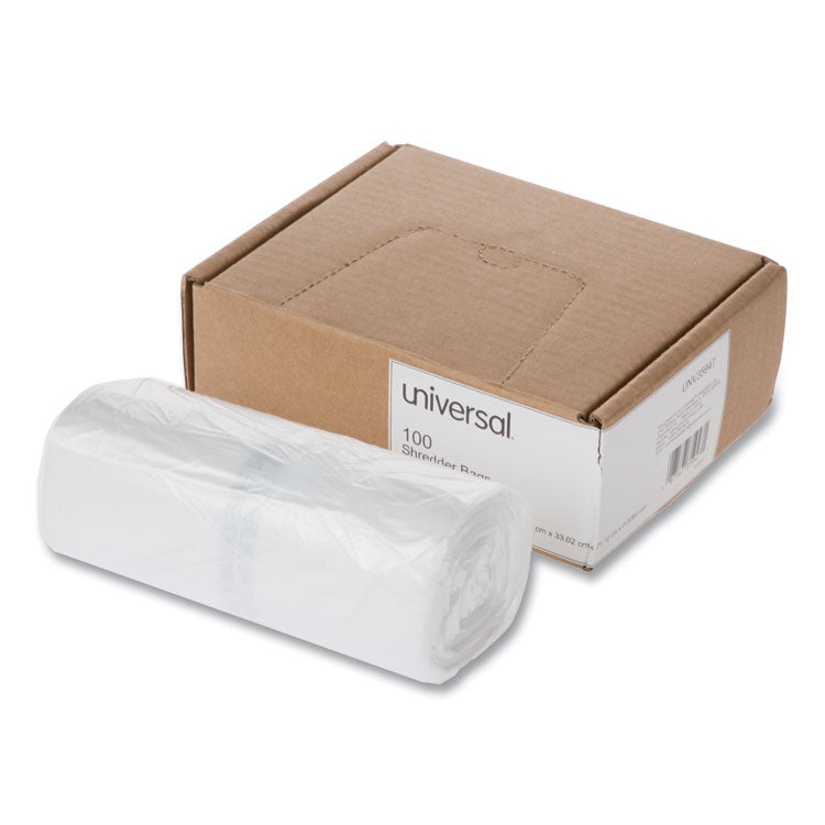 High-Density Shredder Bags, 16 Gal Capacity, 100/box