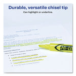 Hi-Liter Desk-Style Highlighters, Fluorescent Yellow Ink, Chisel Tip, Yellow/black Barrel, 200/box