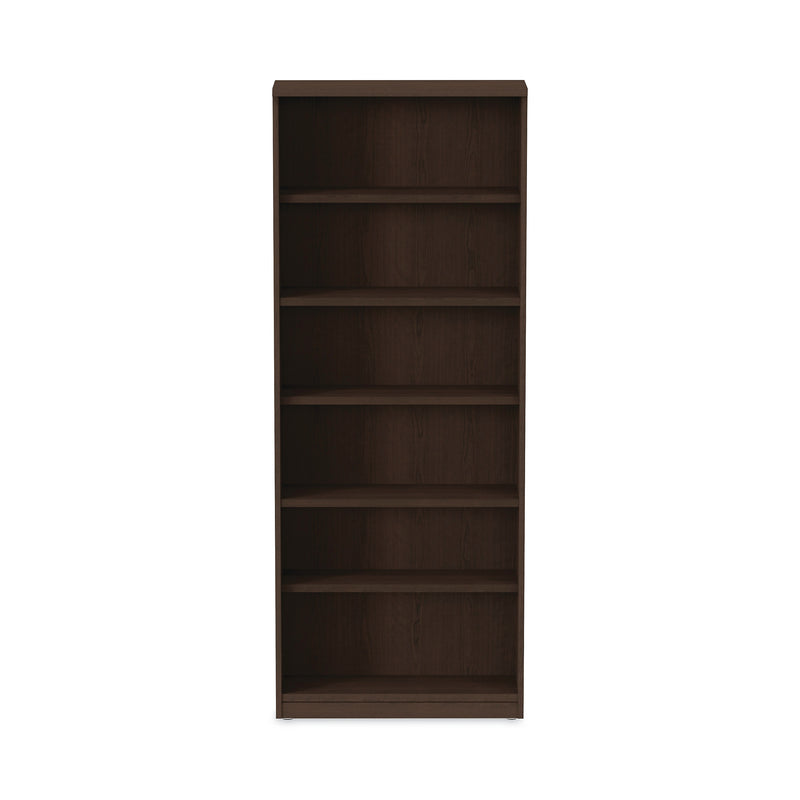 Alera Valencia Series Bookcase, Six-Shelf, 31 3/4w X 14d X 80 3/8h, Espresso (ALEVA638232ES)