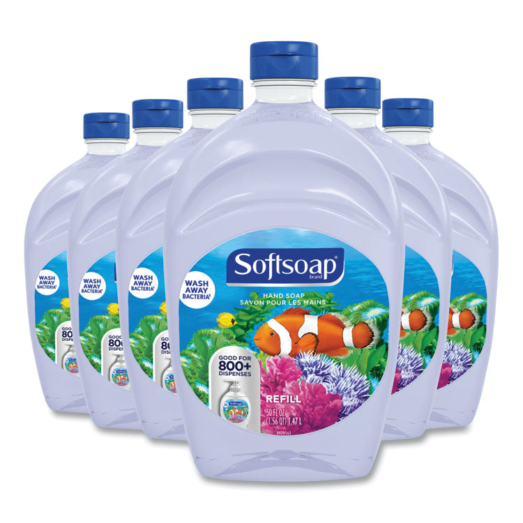 Liquid Hand Soap Refill, Fresh Scent, 50 oz, 6/Carton