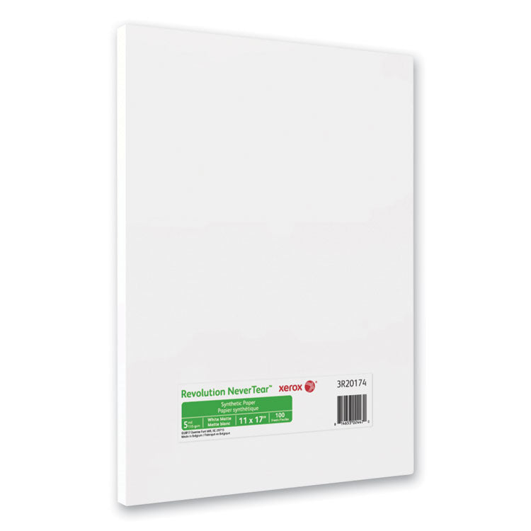 Revolution Nevertear, 5 Mil, 11 X 17, Smooth White, 100/pack