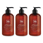 Hand Soap, Vanilla and Lily Blossom Scent, 12 oz, 3/Box