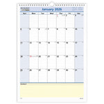2026 AT-A-GLANCE QuickNotes 12" x 17" Monthly Wall Calendar (PM52-28-26)