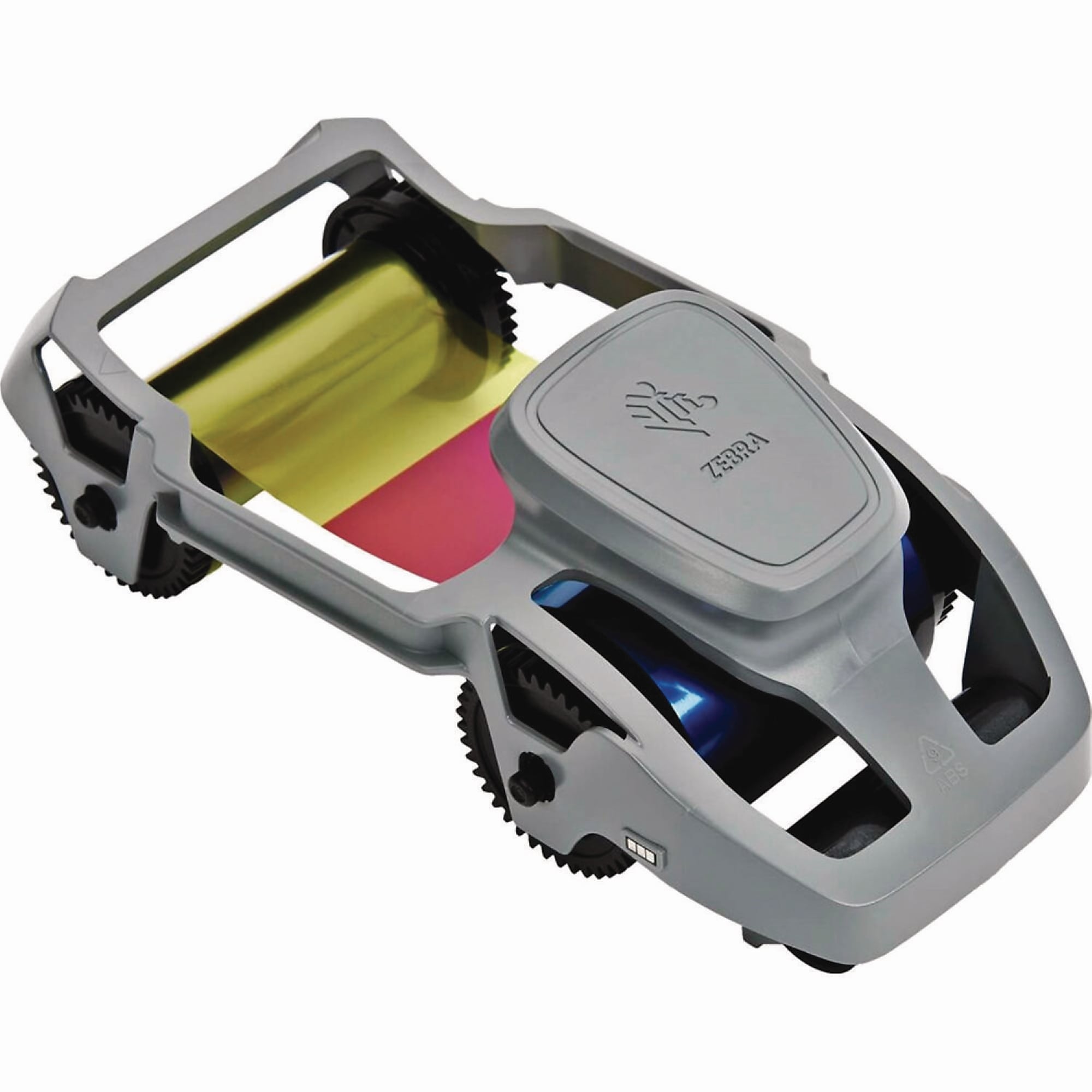 Zebra Technologies True Colors 2-Sided Wax Ribbon, Black/Cyan/Magenta/Yellow