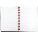 Black N' Red Professional 1-Subject Professional Notebook, 8.25" x 11.75", Wide Ruled, 70 Sheets, Black (JDK-E67008)