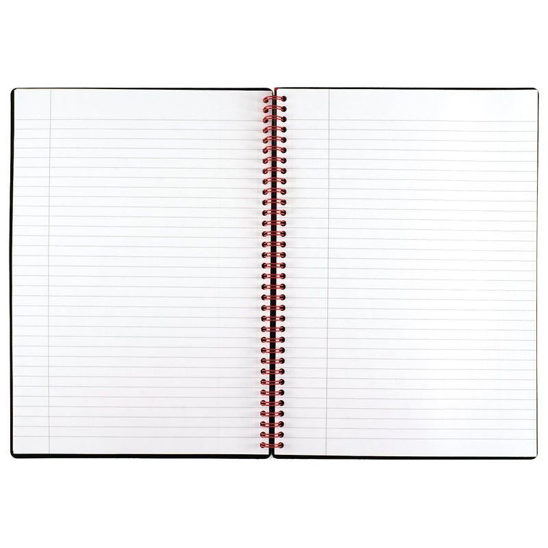 Black N' Red Professional 1-Subject Professional Notebook, 8.25" x 11.75", Wide Ruled, 70 Sheets, Black (JDK-E67008)