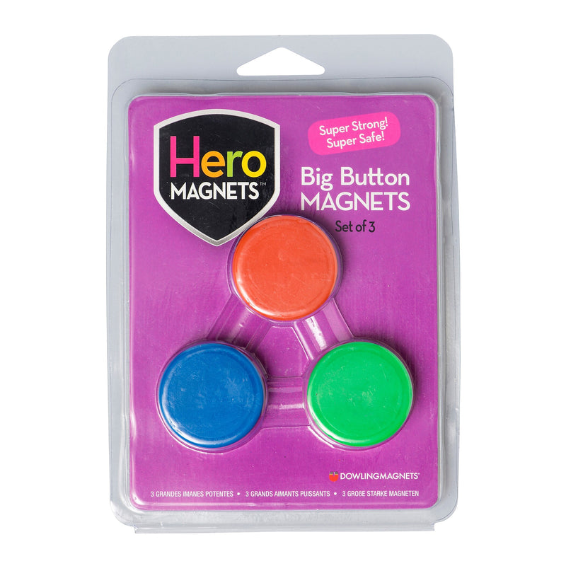 Dowling Magnets Hero Magnets Bundle: Button, Blocks & Rings, 18 Pieces (DO-HEROKIT)