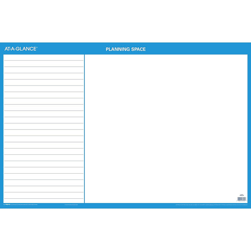 2026 AT-A-GLANCE 36" x 24" Yearly Dry Erase Wall Calendar, Reversible, White/Blue (PM200-28-26)