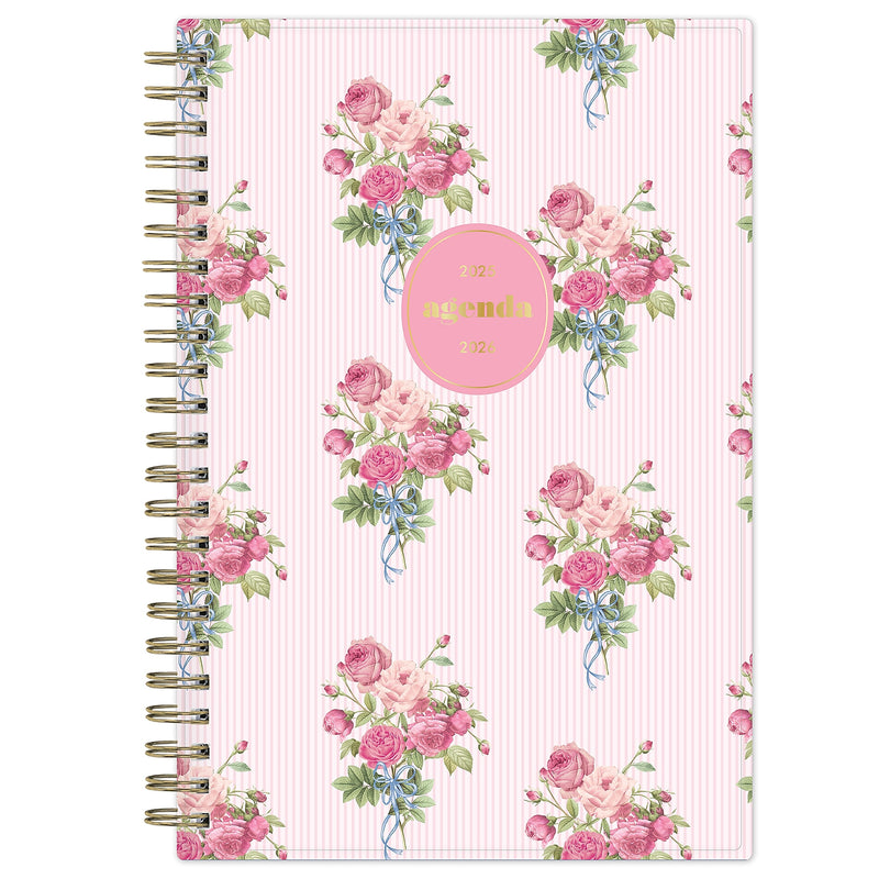 2025-2026 Blue Sky Sincerely Jules Helenora 5" x 8" Academic Weekly & Monthly Planner, Plastic Cover, Multicolored (155329)