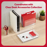 TRU RED™ Side Load Stackable Plastic Letter Tray, Clear, 6/Pack (TR61976)