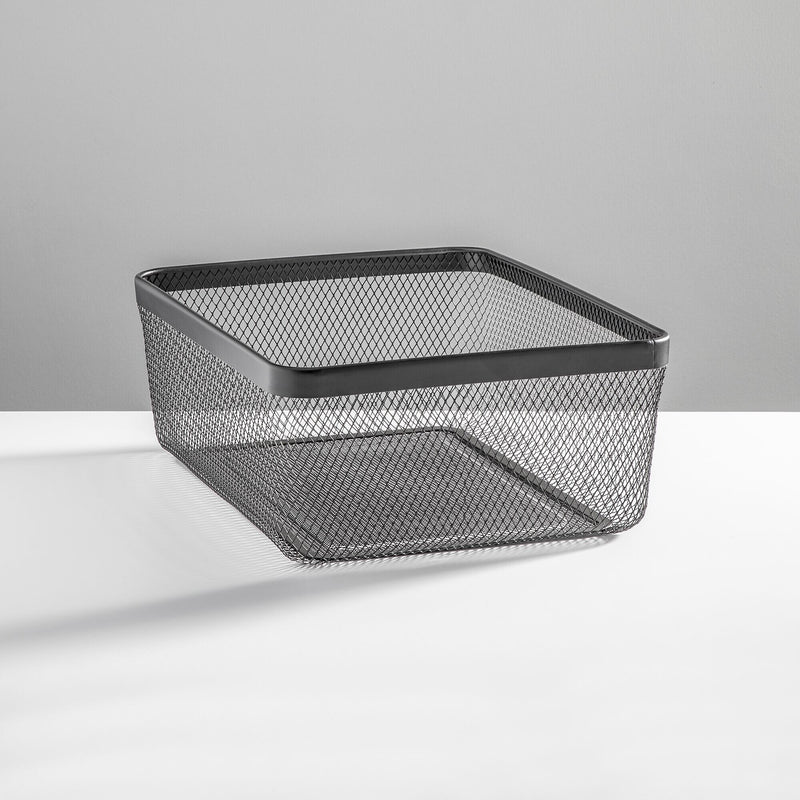 mDesign Steel Organizer, Matte Black (25954)