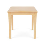 Lesro Lenox Wood 20"W x 20"D Wooden End Table, Natural Maple (LW0620.WNA)