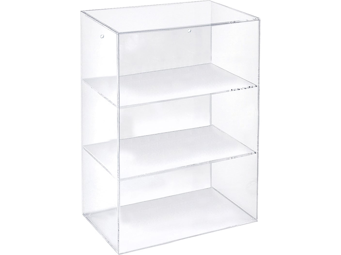 Azar 12.38"W Open Countertop Display Case, Clear, Each (255658)