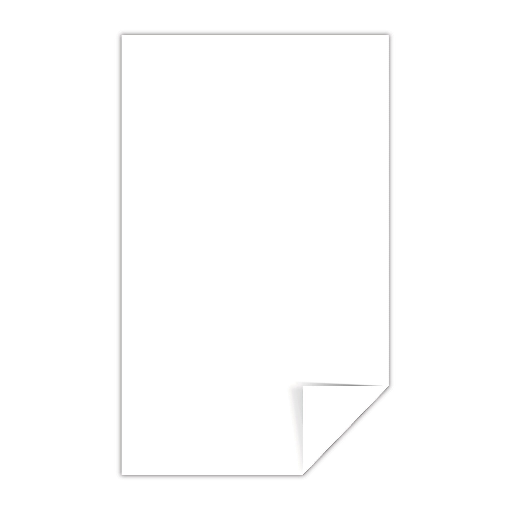 Astrobrights 65 lb. Cardstock Paper, 8.5" x 14", Astro White, 125 Sheets/Pack (91670-02)