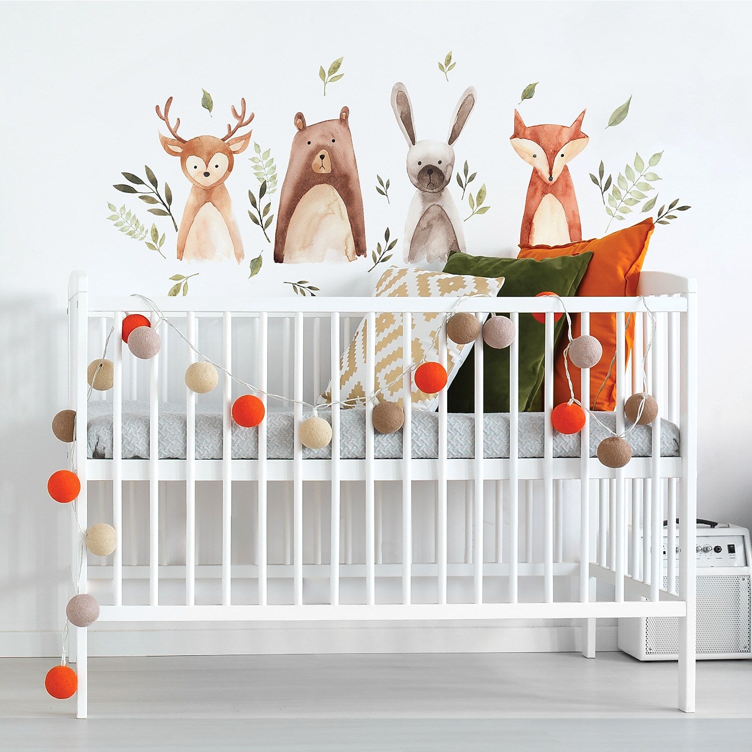 York Wallcoverings Watercolor Woodland Critters Children's Decals, Animals (RMK4020SCS)