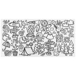 Prang Doodle & Drawing Roll, 30" x 58", White, 4 Sheets/Roll (PAC4861)