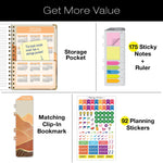 2025-2026 Global Printed Products Golden Desert 5.5" x 8" Academic Weekly & Monthly Planner, Paper Cover