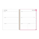 2025-2026 Blue Sky Roosevelt 8.5" x 11" Academic Year Weekly & Monthly Planner, Plastic Cover, Multicolored (128691-A26)