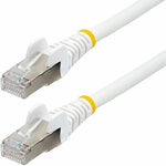 StarTech 100 ft. CAT-6a Ethernet Cable, 27AWG, White (NLWH-100F-6A-PATCH)