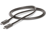 StarTech Thunderbolt 4 3 ft. USB-C Cable with 100W Power Delivery, Male to Male, Black (TBLT4MM1M)