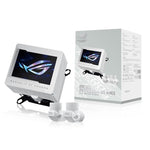 Asus ROG RYUJIN 120mm Fluid Shield Bearing Liquid Cooling Systems with RGB Lighting (ROG RYUJIN III WB WHT)