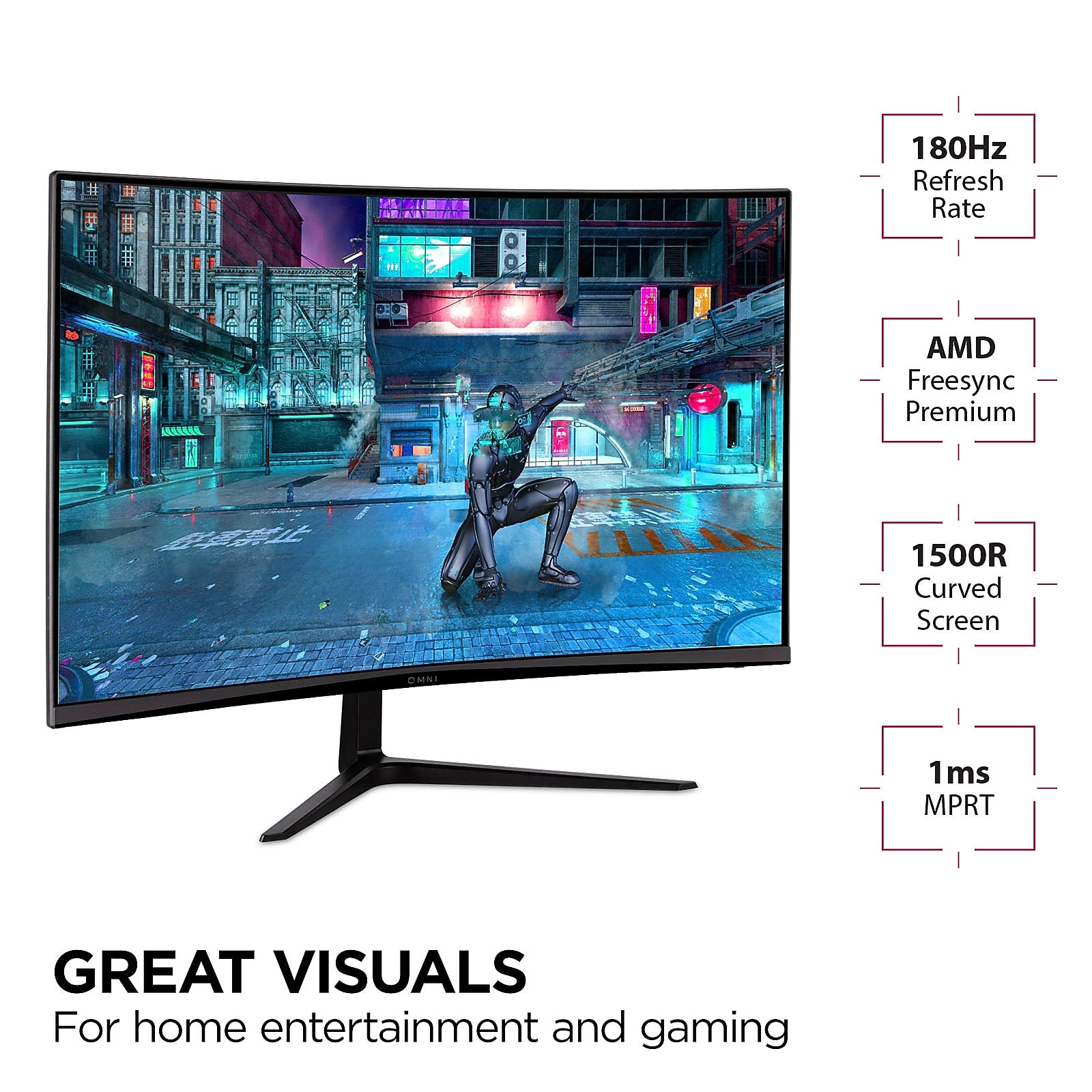 ViewSonic 32" Curved 180Hz LCD Gaming Monitor, Black (VX3218-PC-MHD)