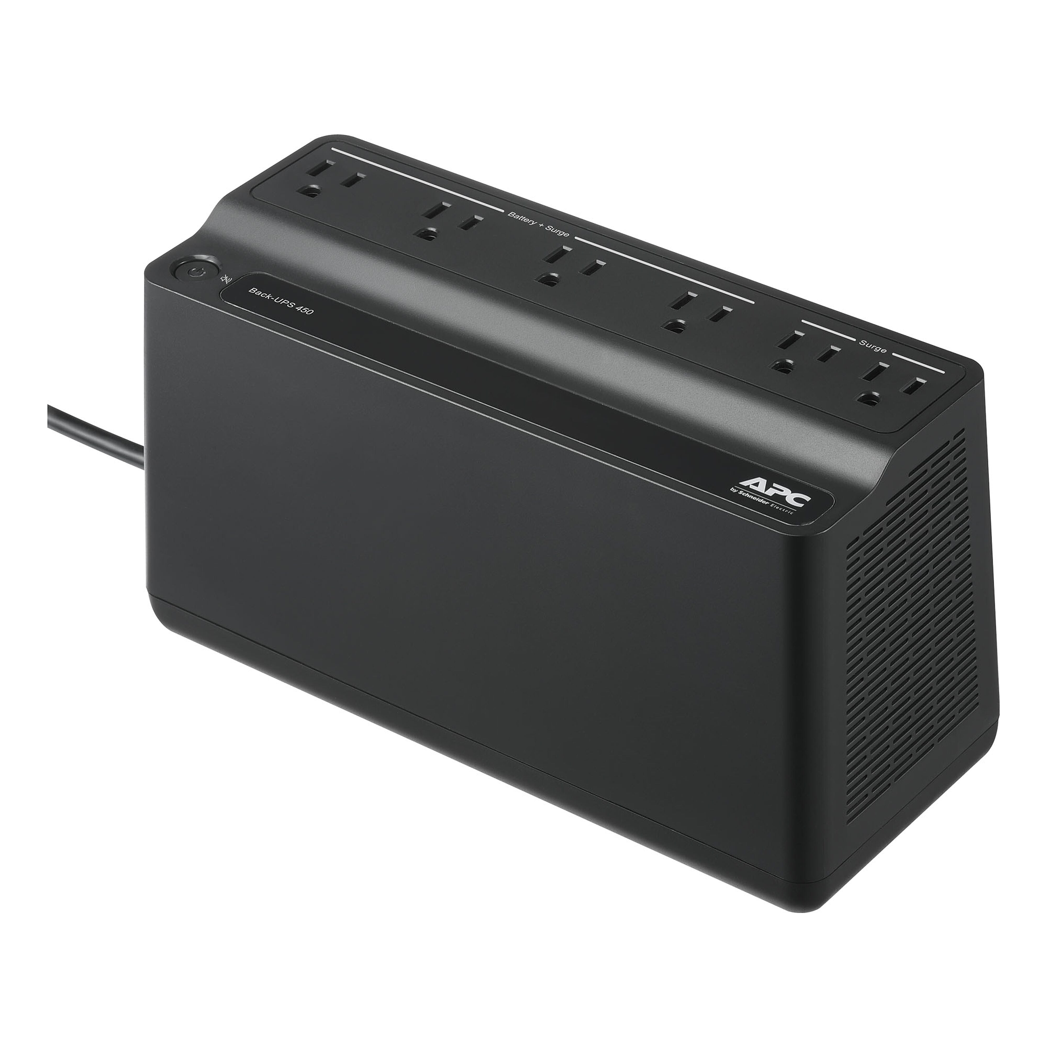 APC Back-UPS 450 450VA 6-Outlet Standby UPS, Black (BN450M)