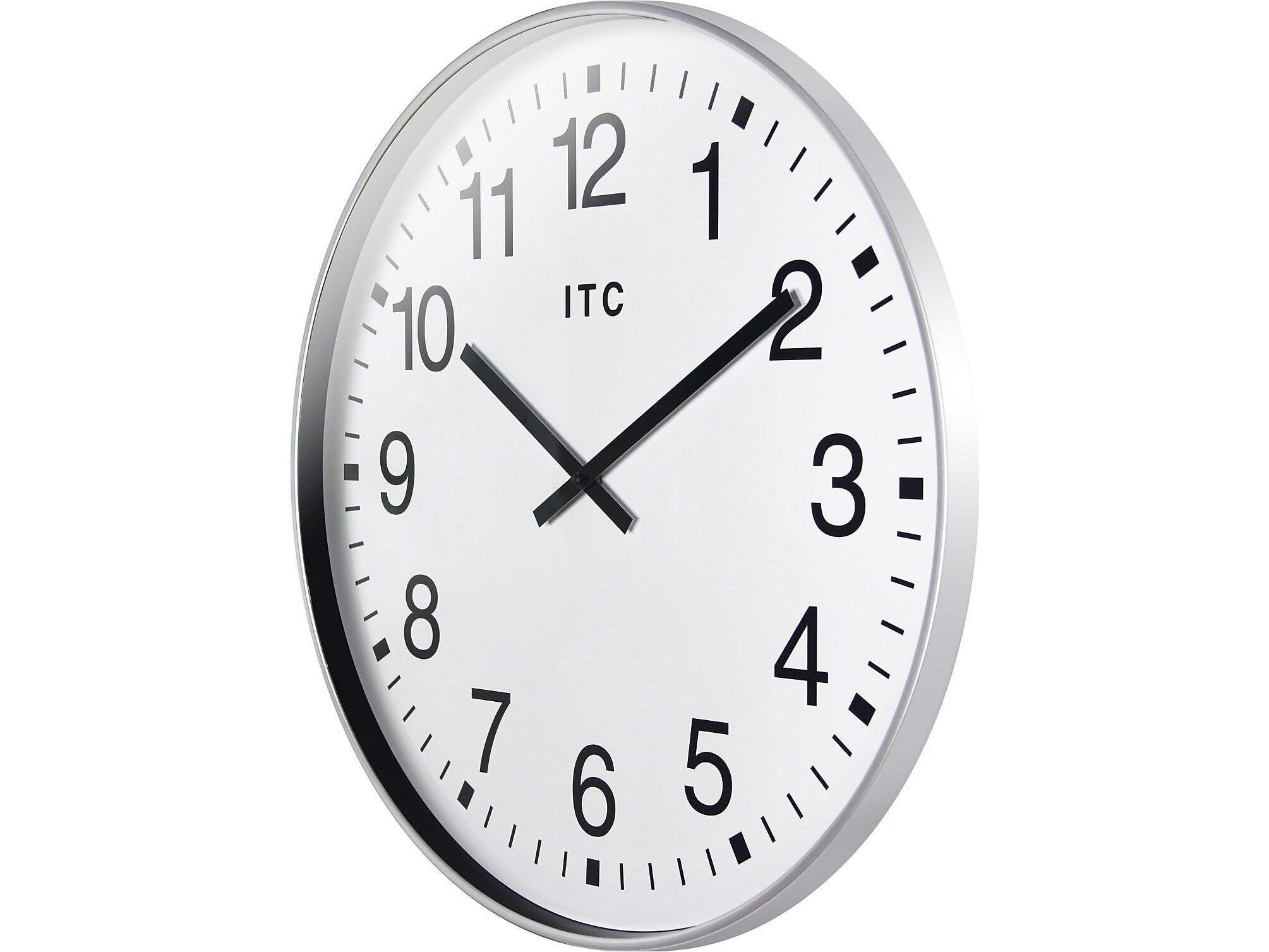 Infinity Instruments Profuse ITC Wall Clock, 20"Dia. (14246SV-830)