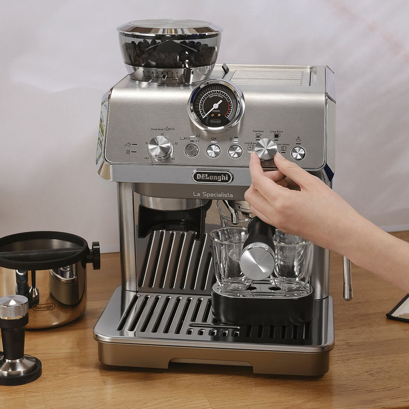 DeLonghi La Specialista Arte Evo 2-Cups Commercial Steam Espresso Machine, Stainless Steel (EC9255M)