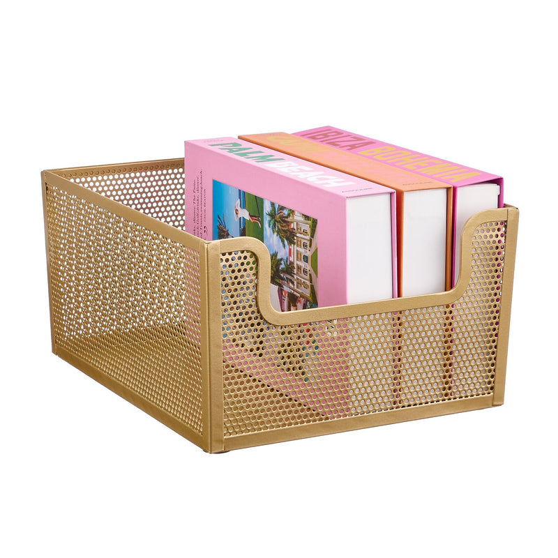 mDesign Steel Organizer, Soft Brass (25999)